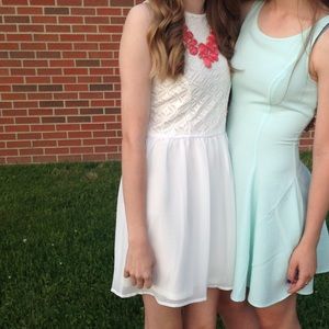 Cream White Dress (perfect for graduation!)